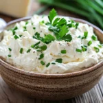 Homemade Boursin cheese recipe with herbs and garlic